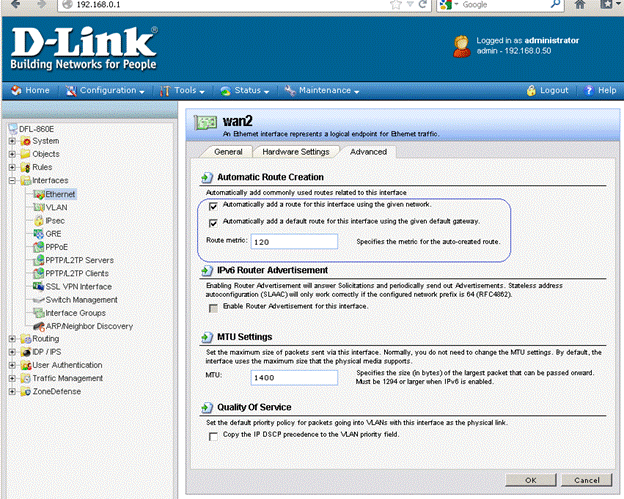d-link dfl настройка сети